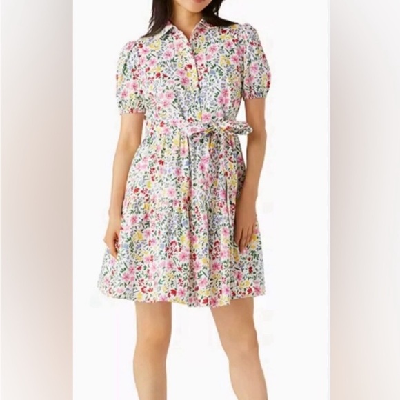 Kate Spade Shoreside Floral Shirtdress - Picture 2 of 10